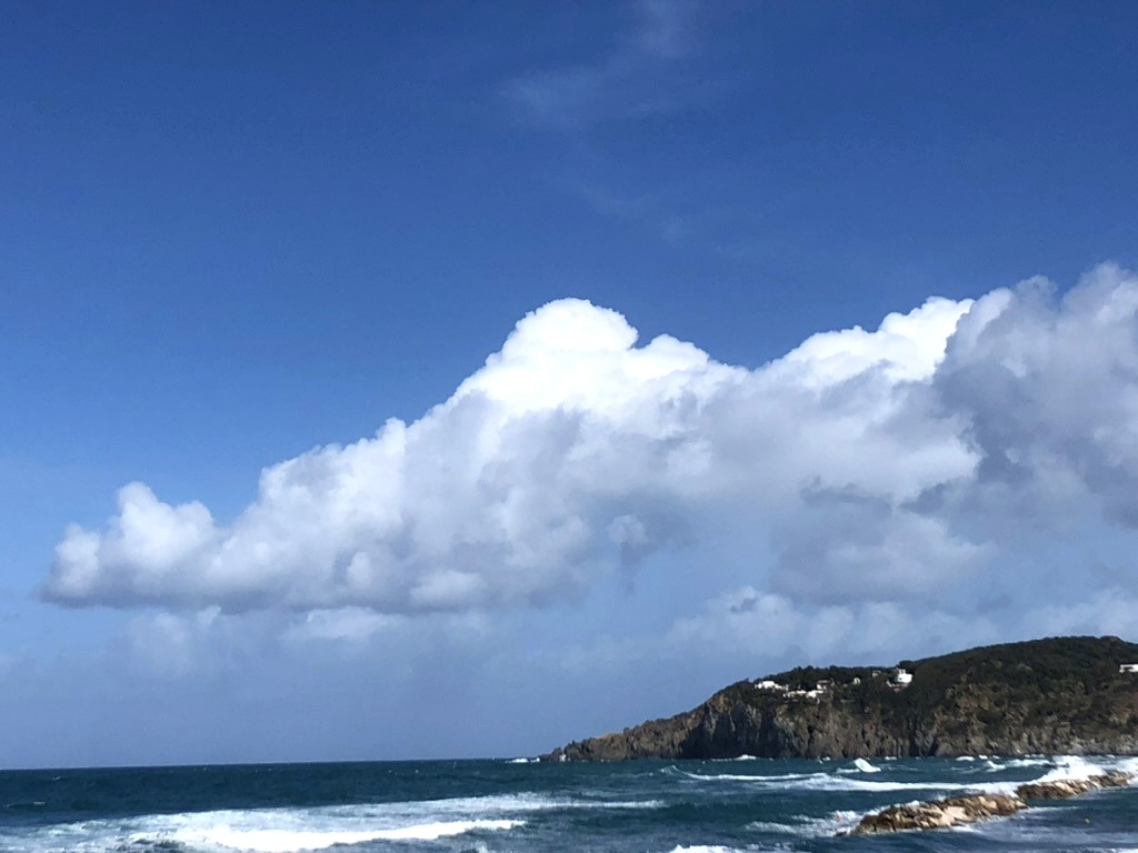 Vista panoramica sul mare da Punta Caruso a Forio, Ischia